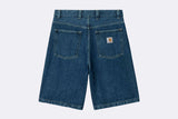 Pantalon Carhartt WIP Brandon Short Azul para Hombre