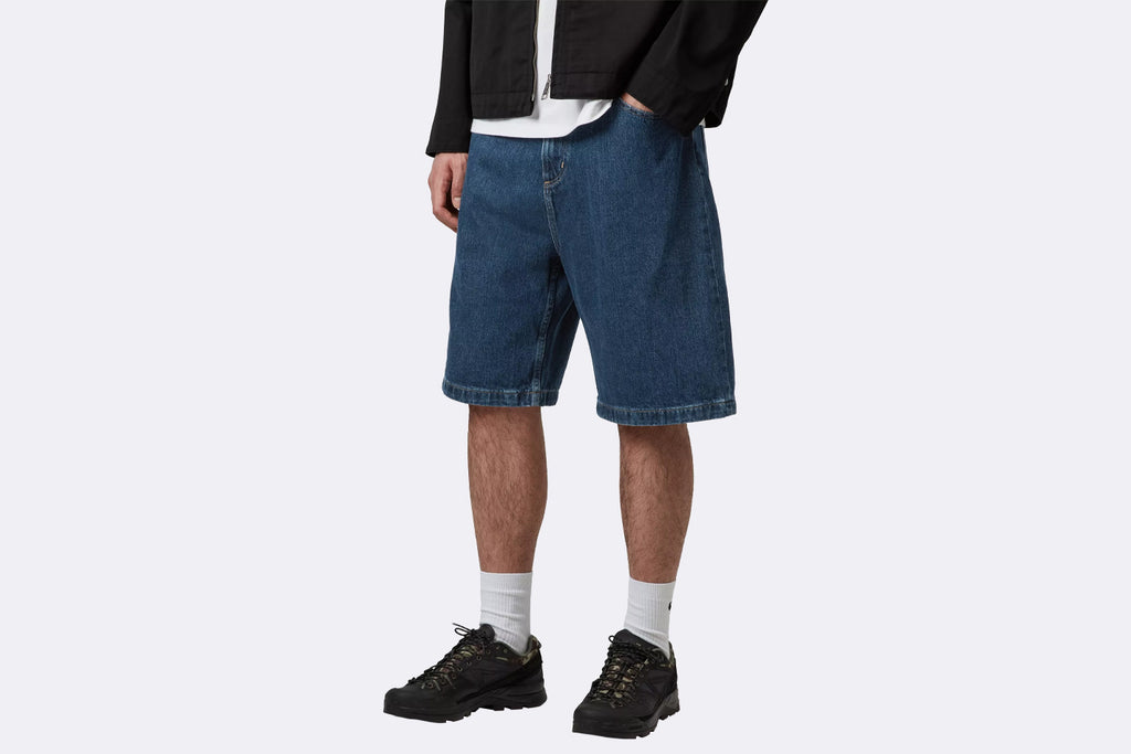 Pantalon Carhartt WIP Brandon Short Vaquero Azul para Hombre