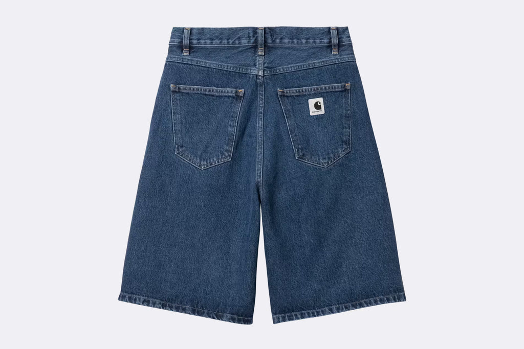 Pantalon Carhartt WIP Brandon Short Vaquero Azul para Mujer