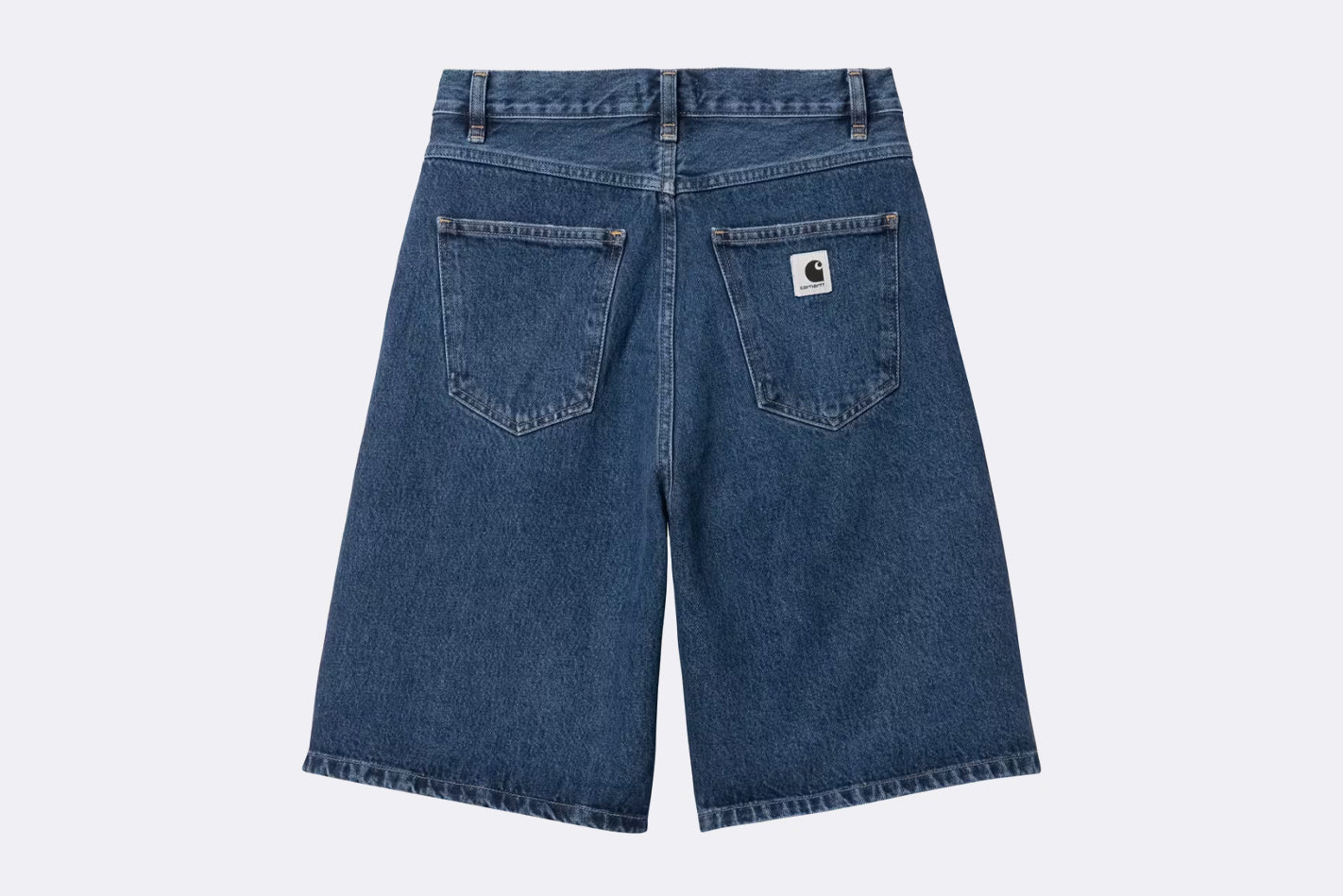 Pantalon Carhartt WIP Brandon Short Vaquero Azul para Mujer