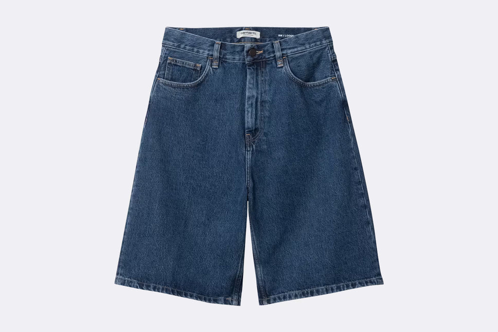 Pantalon Carhartt WIP Brandon Short Vaquero Azul para Mujer