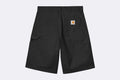 Pantalon Carhartt WIP Postal Double Knee Short Negro para Hombre