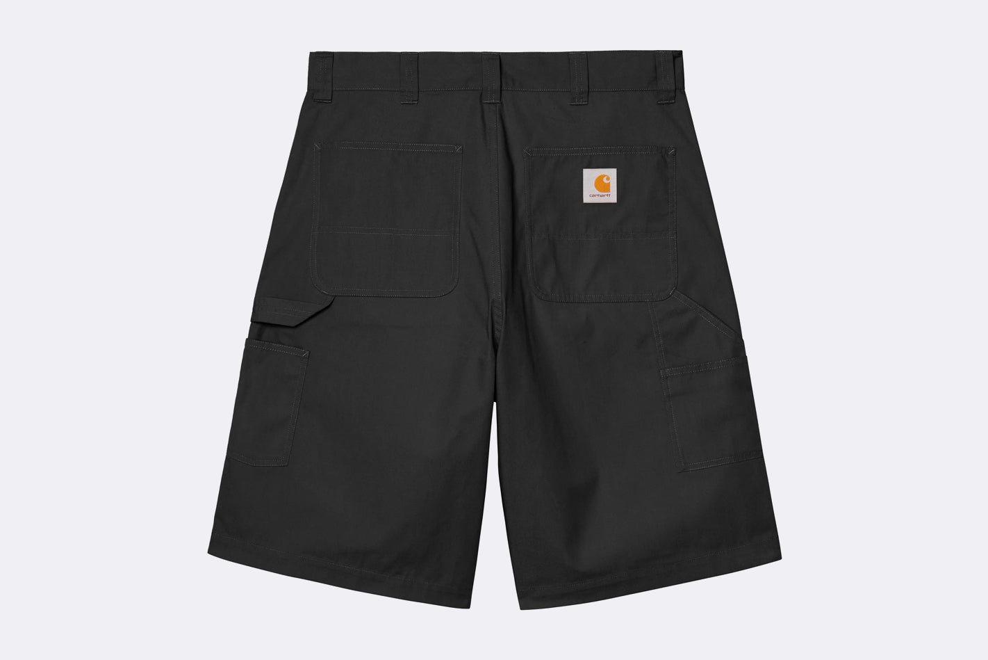 Pantalon Carhartt WIP Postal Double Knee Short Negro para Hombre