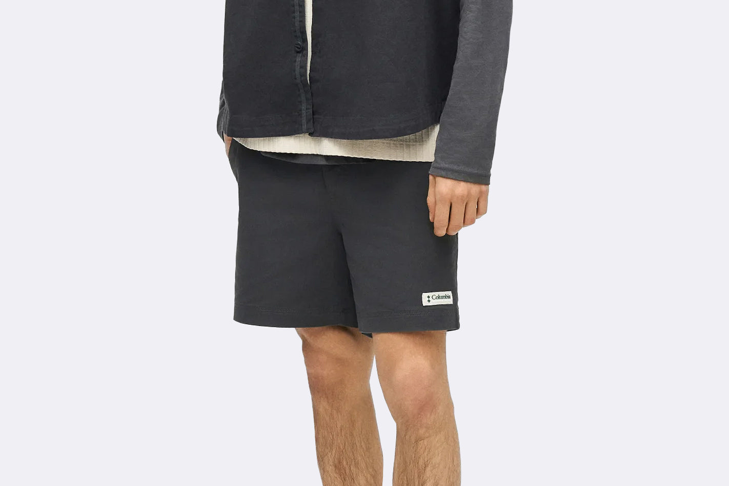 Pantalon Columbia Acker Rock Twill Short Gris para Hombre