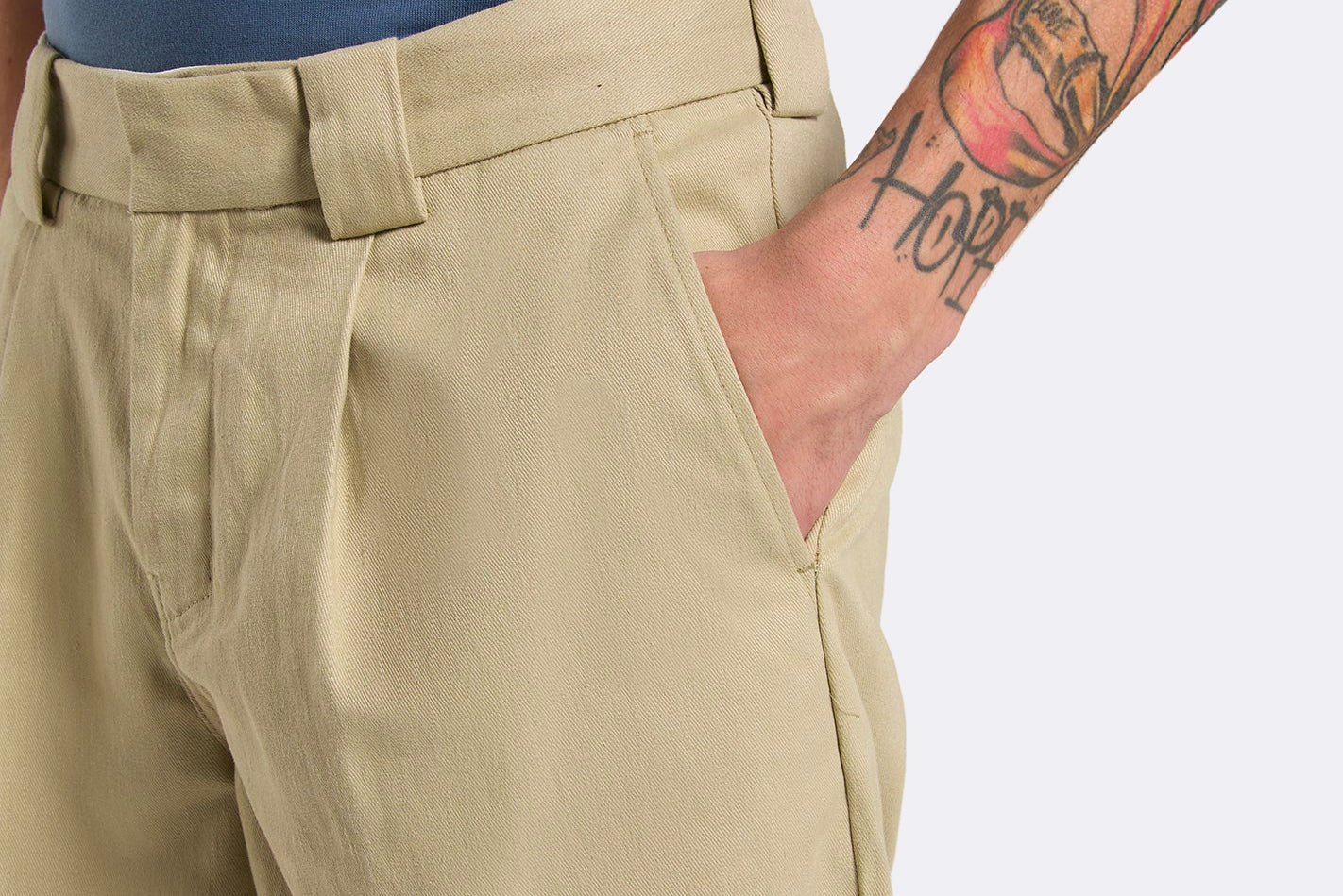 Pantalon Dickies Hemp Twill13 Inch Work Short Beige para Hombre