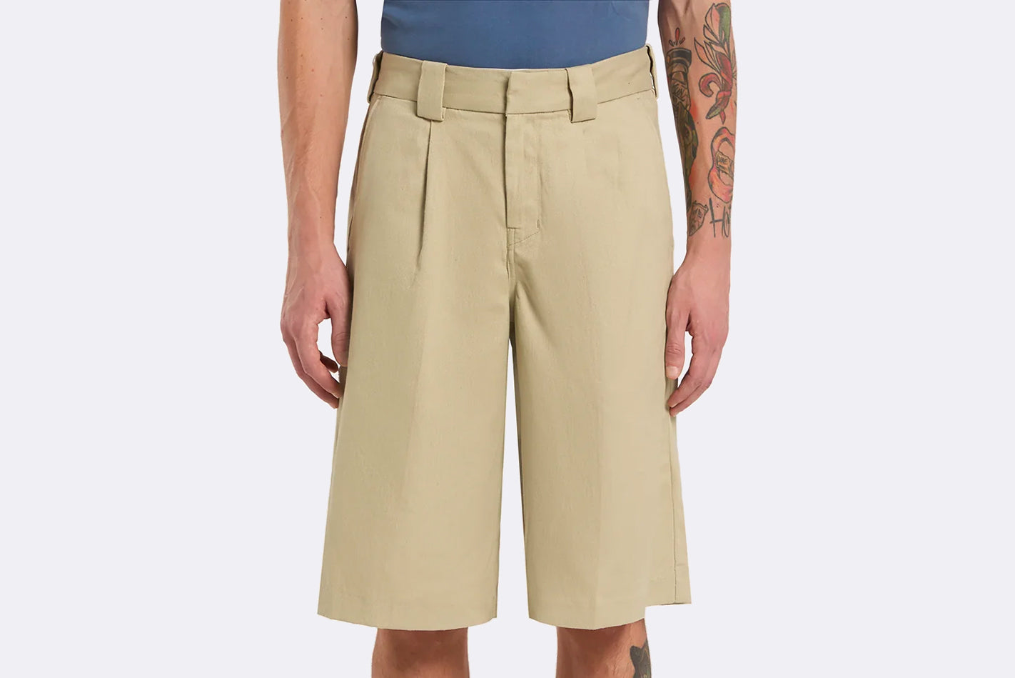 Pantalon Dickies Hemp Twill13 Inch Work Short Beige para Hombre
