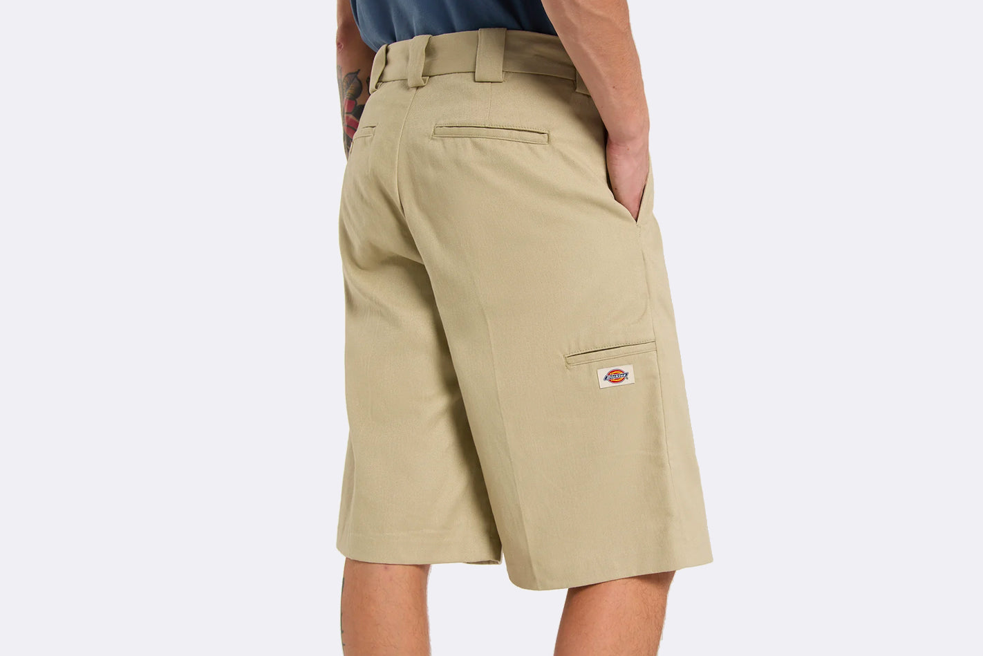 Pantalon Dickies Hemp Twill13 Inch Work Short Beige para Hombre
