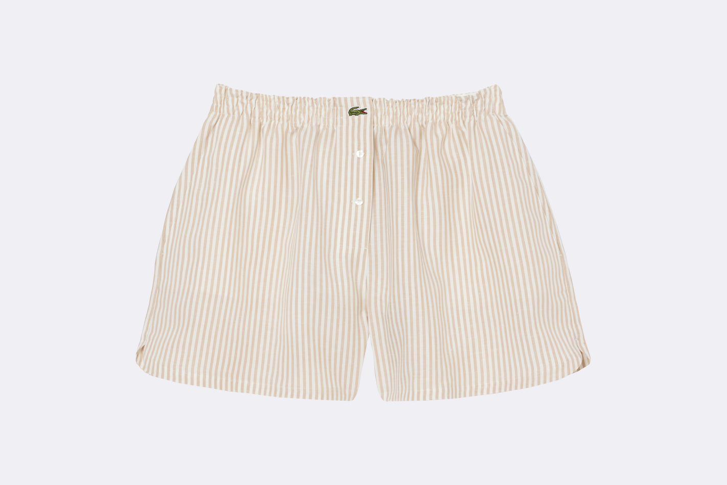 Pantalon corto Lacoste Beige mujer