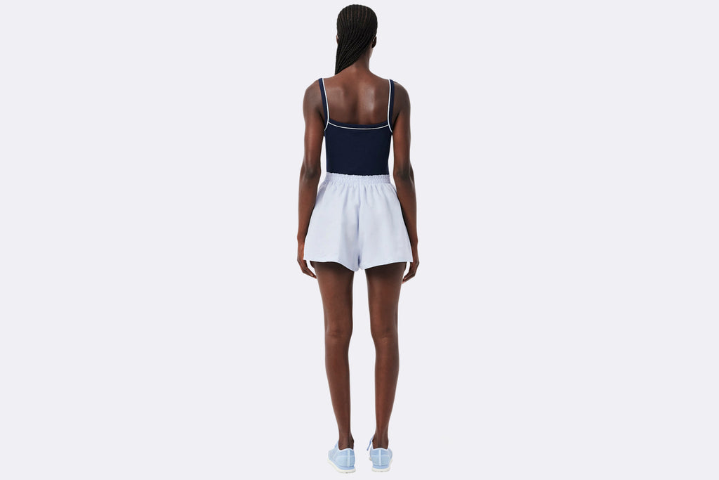 Pantalon Lacoste Bermuda Short Azul para Mujer