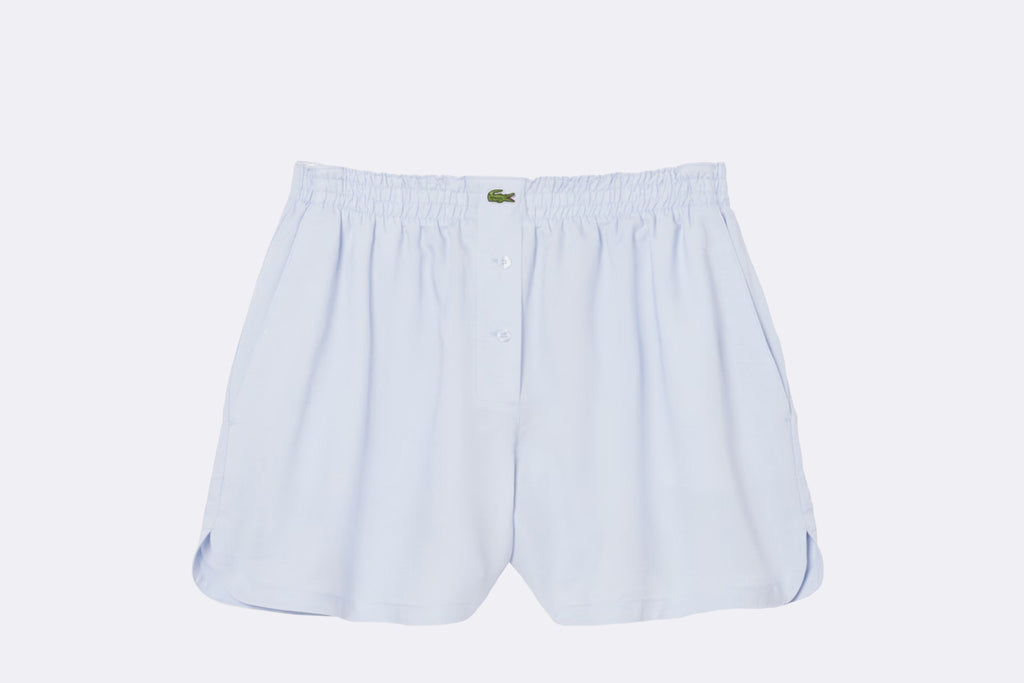 Pantalon Lacoste Bermuda Short Azul para Mujer
