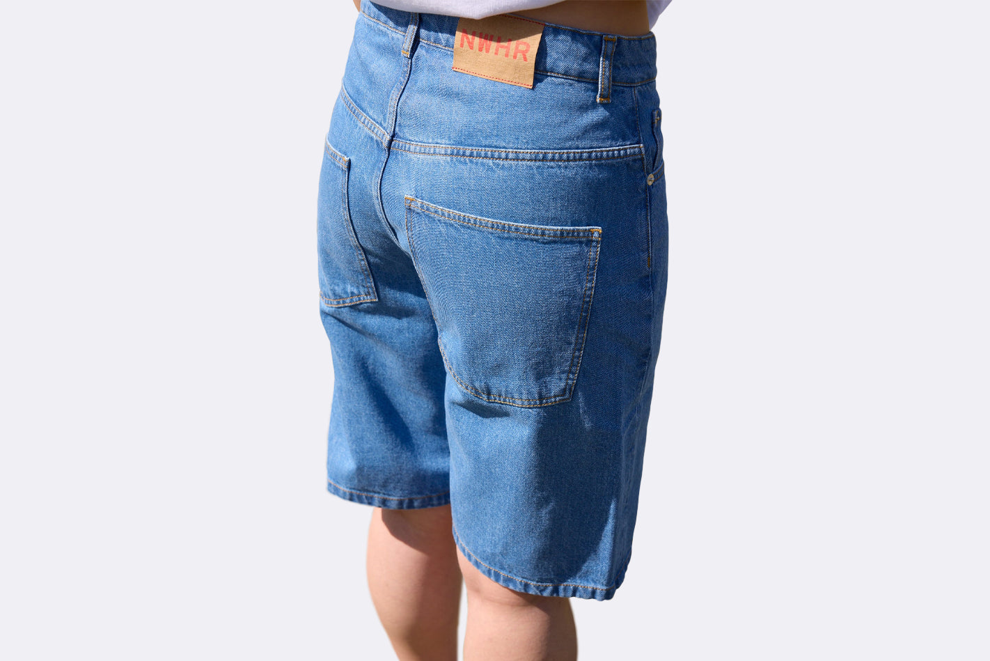 Pantalon NWHR Nowhere Vaquero Corto Azul Unisex