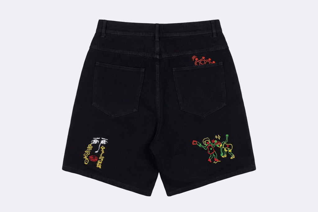 Pantalon Pas De Mer Sbugnine Shorts Negro para Hombre