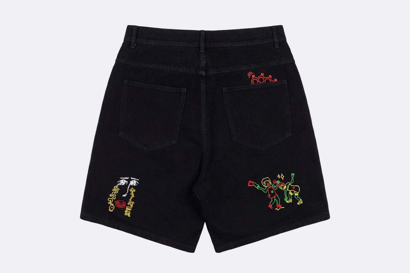 Pantalon Pas De Mer Sbugnine Shorts Negro para Hombre