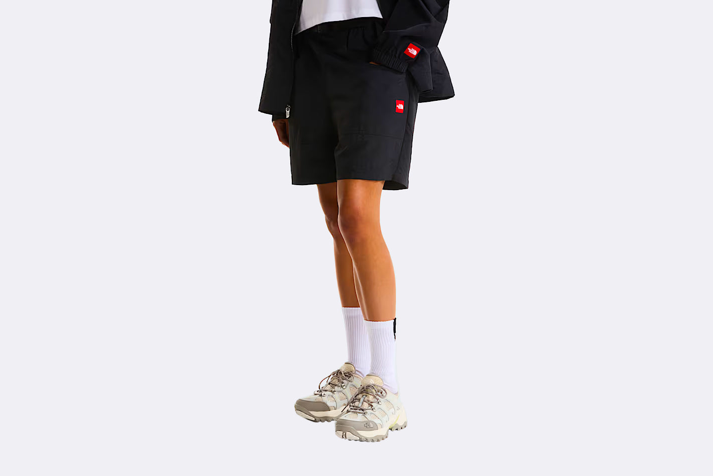 Pantalon The North Face TNF Red Box Nylon Belted Short Negro Unisex