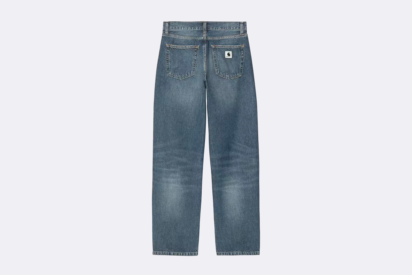 Pantalon Carhartt WIP Arin Pant Blue Dark Used para mujer