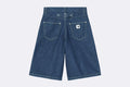 Pantalones Carhartt WIP Belmont Short Azul para Mujer