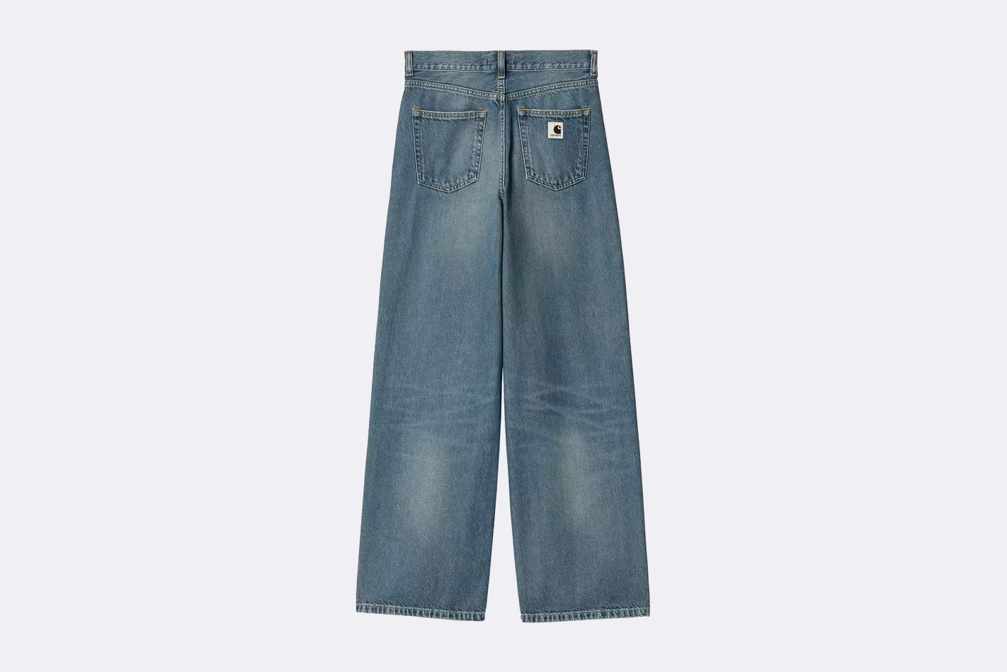 Pantalon Carhartt WIP Jane Pant Blue Dark Used Wash para mujer