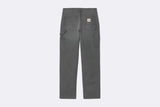Pantalon Carhartt WIP Single Knee Pant Graphite Stone Canvas para hombre