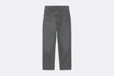Pantalon Carhartt WIP Single Knee Pant Graphite Stone Canvas para hombre