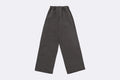 Pantalones Kappy Design One Tuck Wide Fatigue Pants Gris Unisex