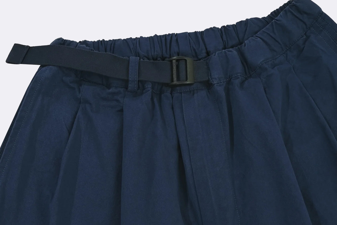 Pantalones Kappy Design Two Tuck Wide Fatigue Pants Azul Unisex