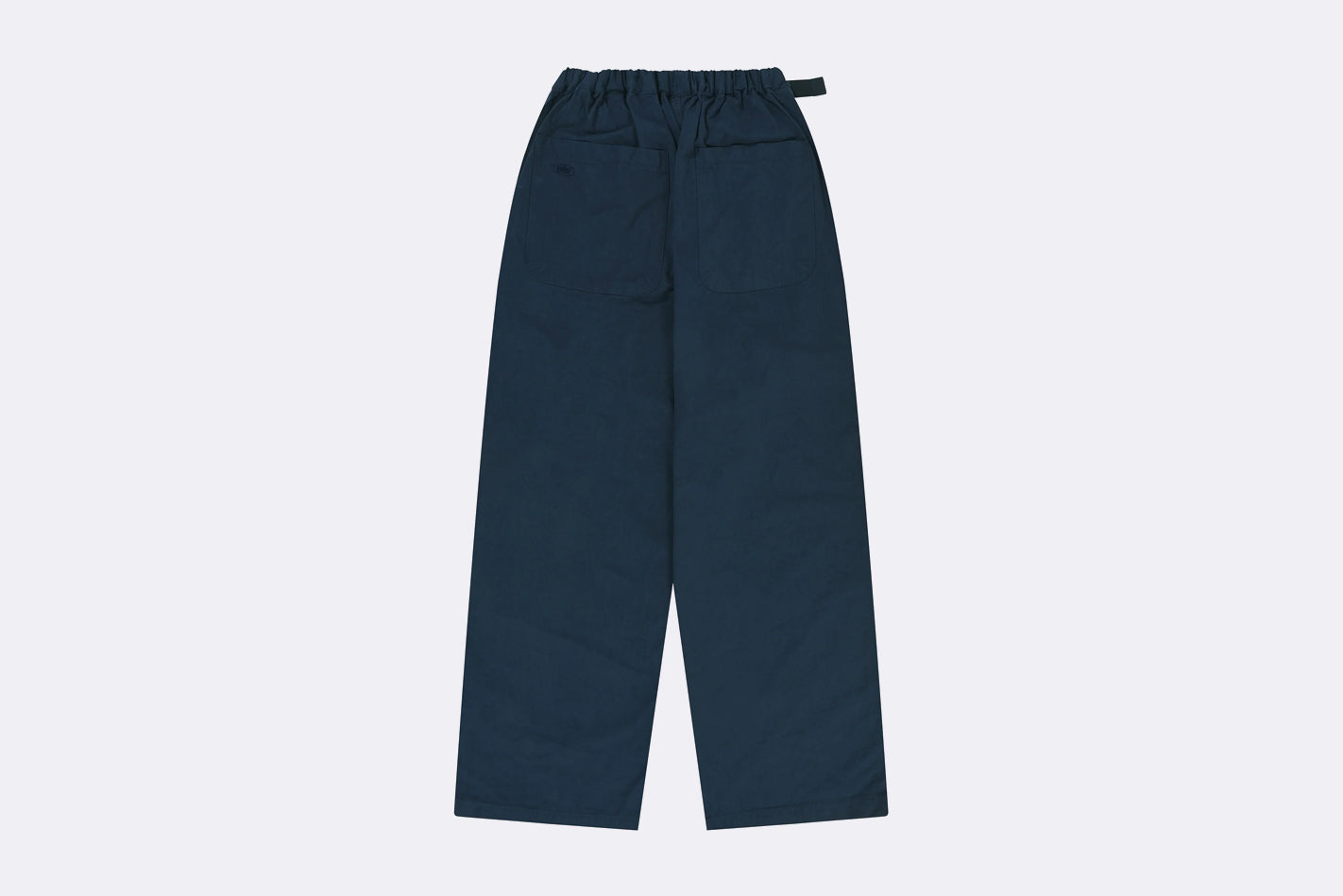 Pantalones Kappy Design Two Tuck Wide Fatigue Pants Azul Unisex
