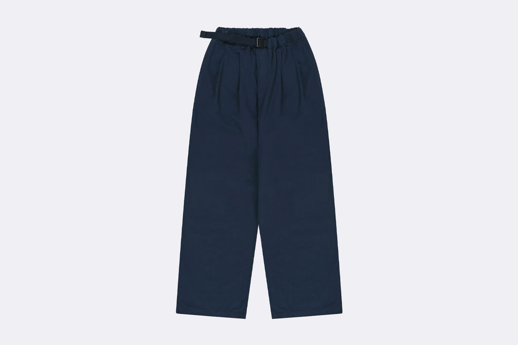 Pantalones Kappy Design Two Tuck Wide Fatigue Pants Azul Unisex