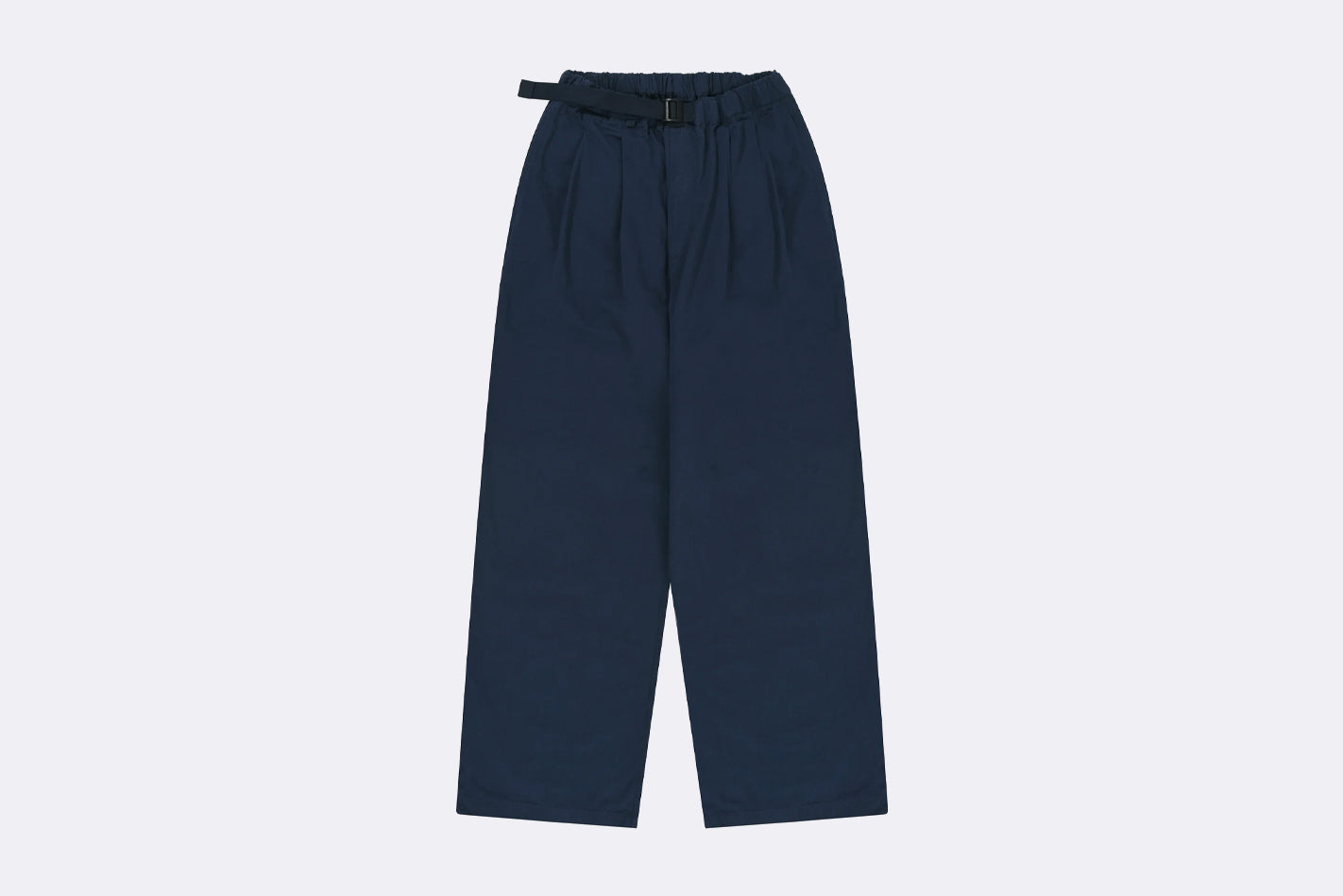 Pantalones Kappy Design Two Tuck Wide Fatigue Pants Azul Unisex