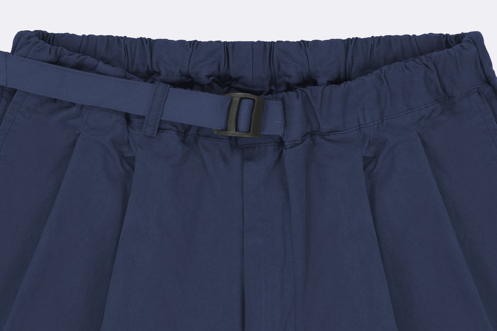 Pantalones Kappy Two Tuck Wide Half Pant Azul Unisex