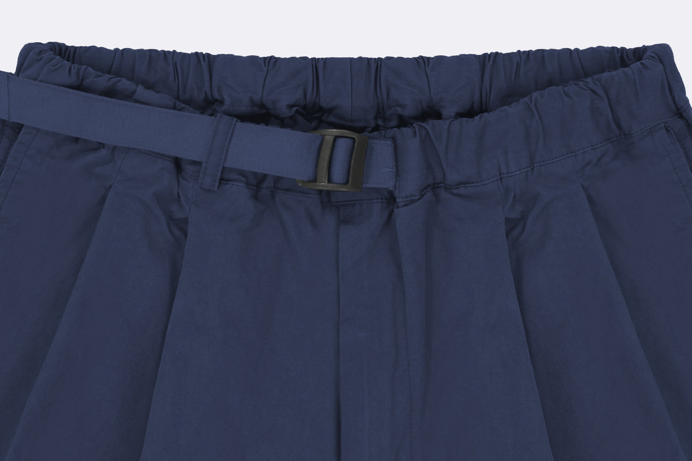 Pantalones Kappy Two Tuck Wide Half Pant Azul Unisex