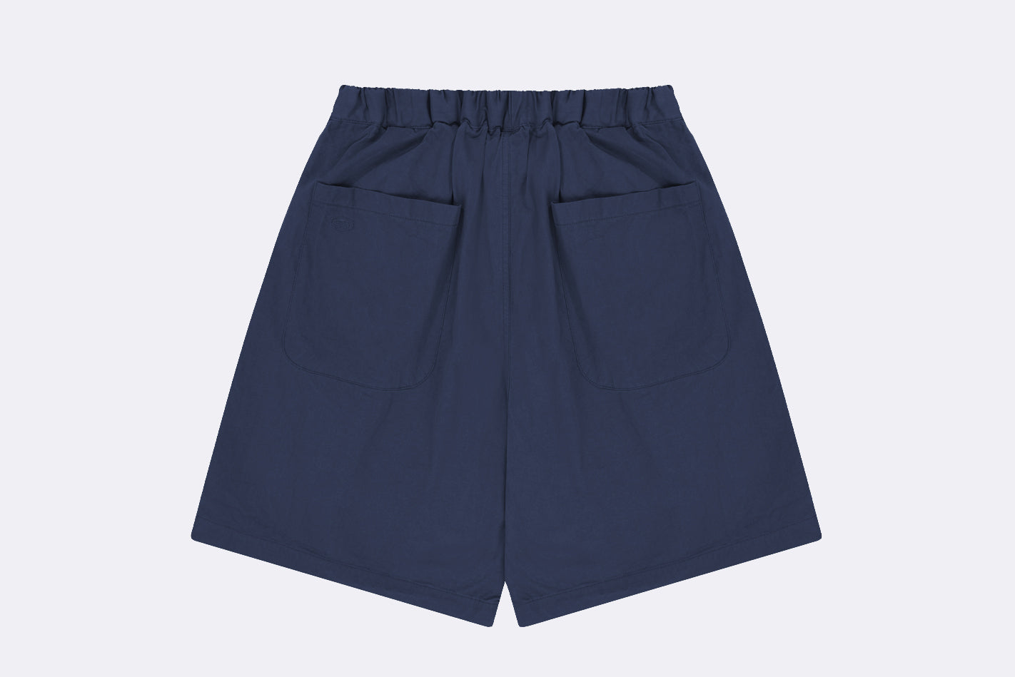 Pantalones Kappy Two Tuck Wide Half Pant Azul Unisex