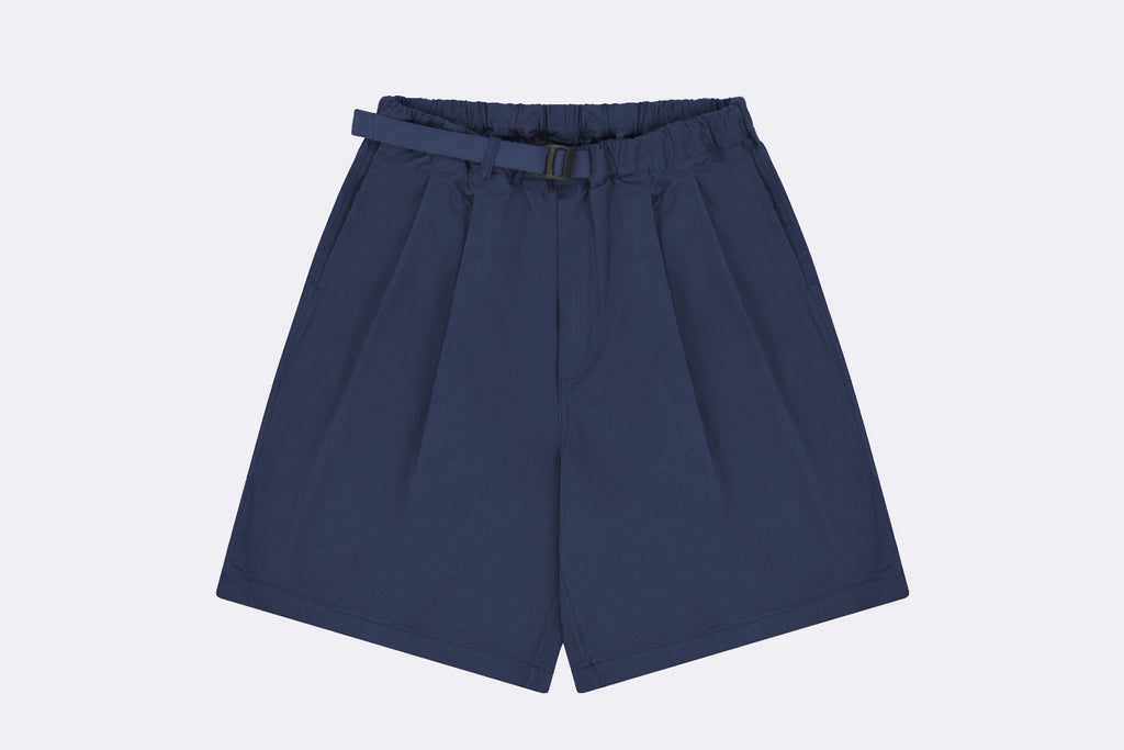 Pantalones Kappy Two Tuck Wide Half Pant Azul Unisex