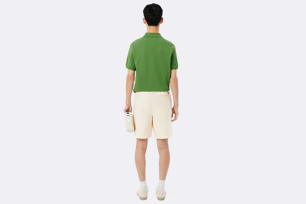 Pantalones Lacoste Linen Blend Shorts Beige para Hombre