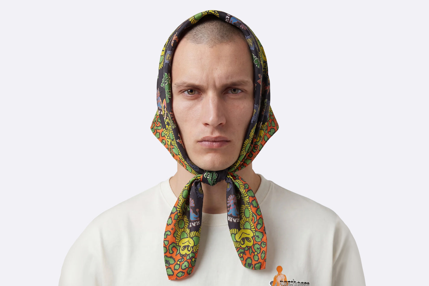 Pañuelo Pas De Mer Leopard Foulard Multicolor Unisex