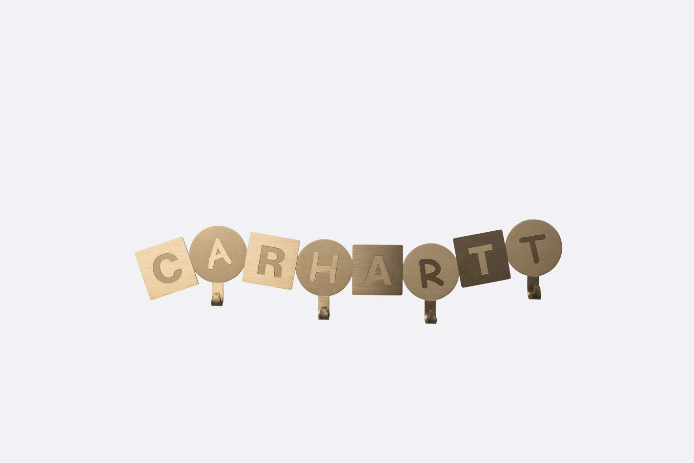 Perchero Carhartt WIP ABC Wall Coat Hanger Dorado Unisex