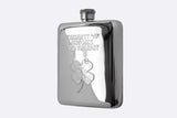 Petaca Carhartt WIP Clover Flask Plata Unisex