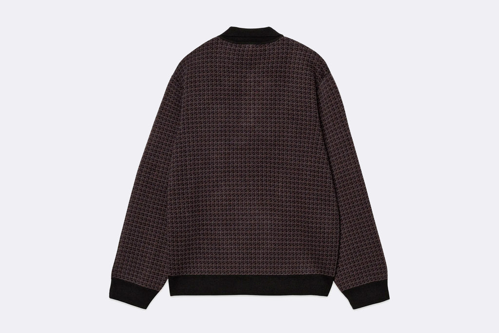 Polo Carhartt WIP L/S Lowis Polo Marron para hombre