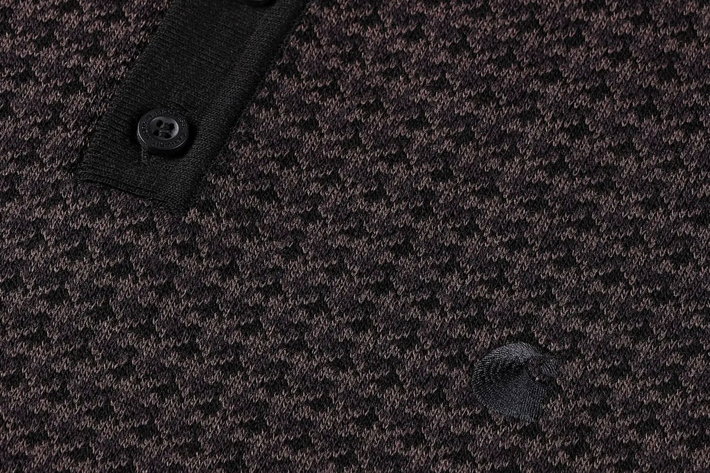 Polo Carhartt WIP L/S Lowis Polo Marron para hombre