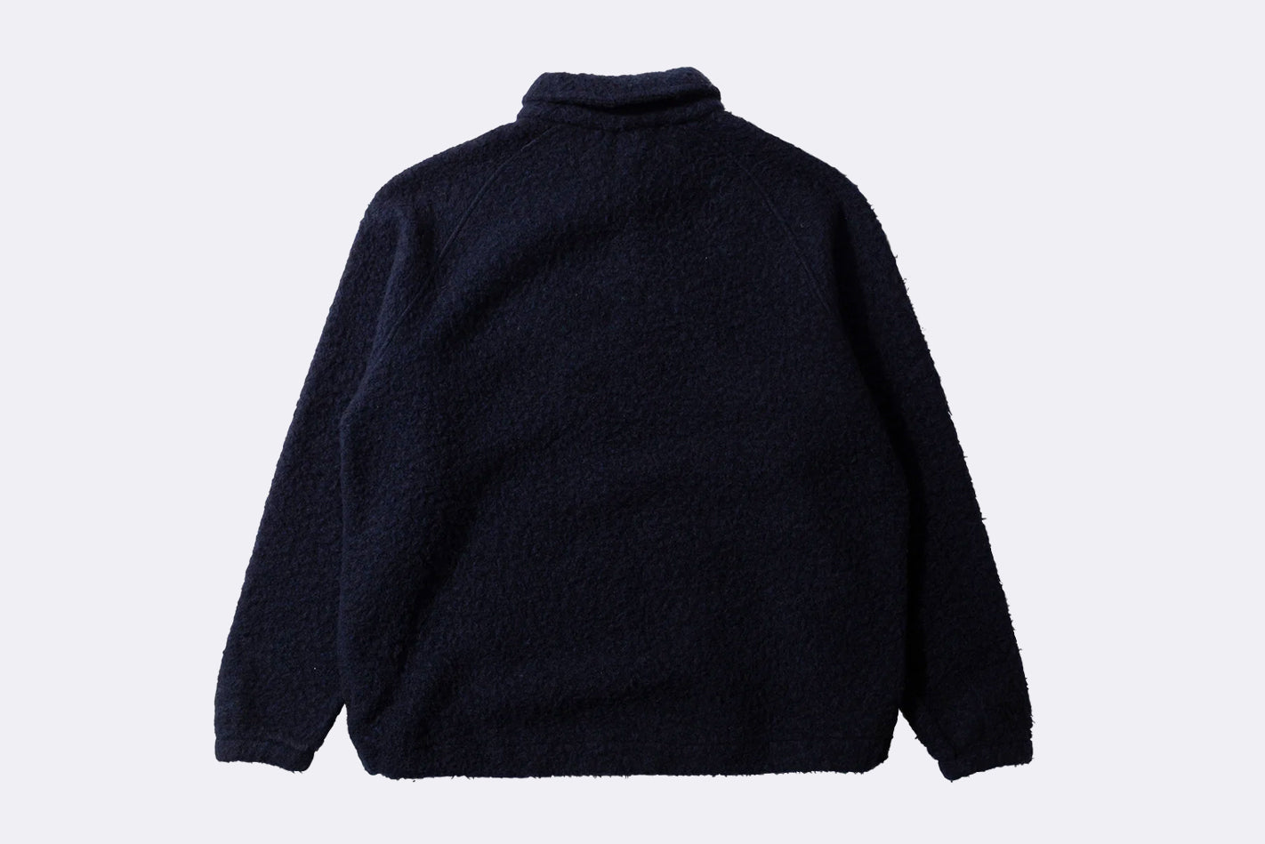 Polo Edmmond Studios Unconventional Zip Polo Plain Navy para hombre