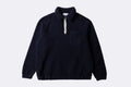 Polo Edmmond Studios Unconventional Zip Polo Plain Navy para hombre