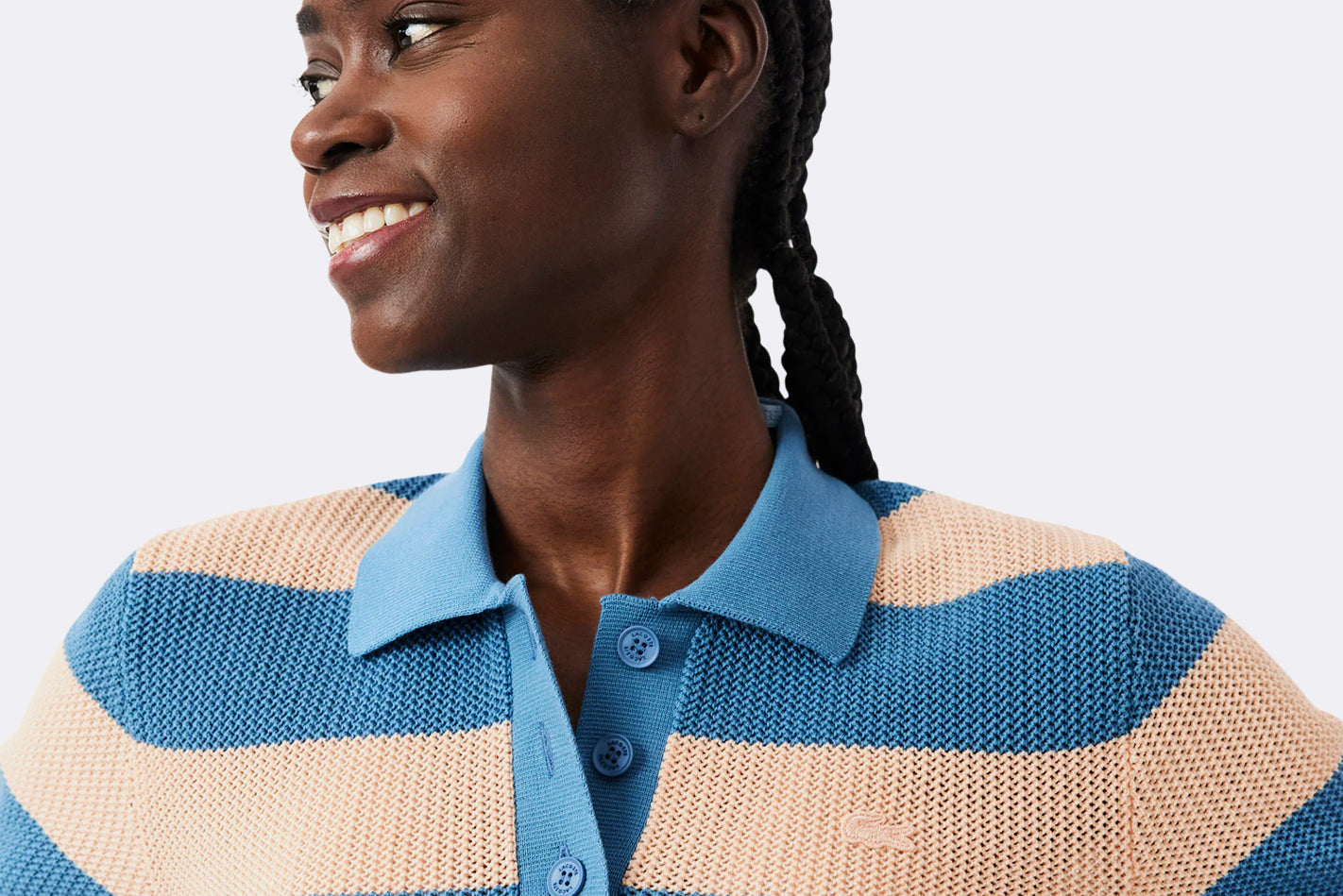Polo Lacoste Polo Sweater Azul para Mujer