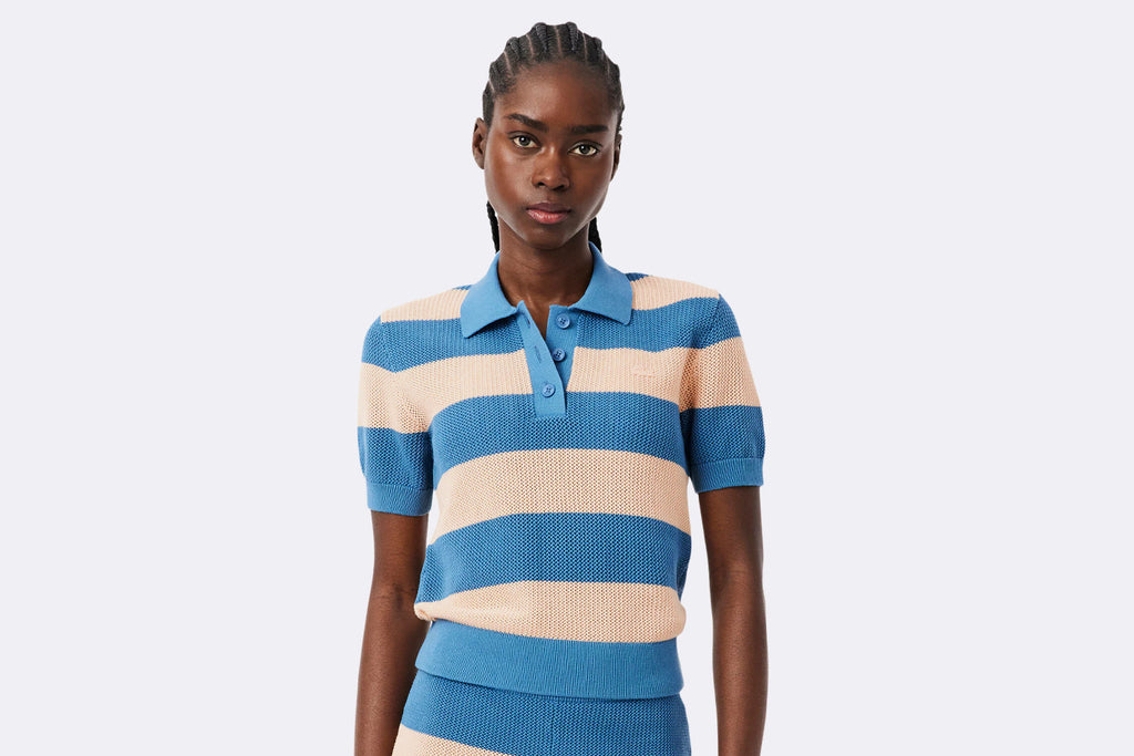 Polo Lacoste Polo Sweater Azul para Mujer