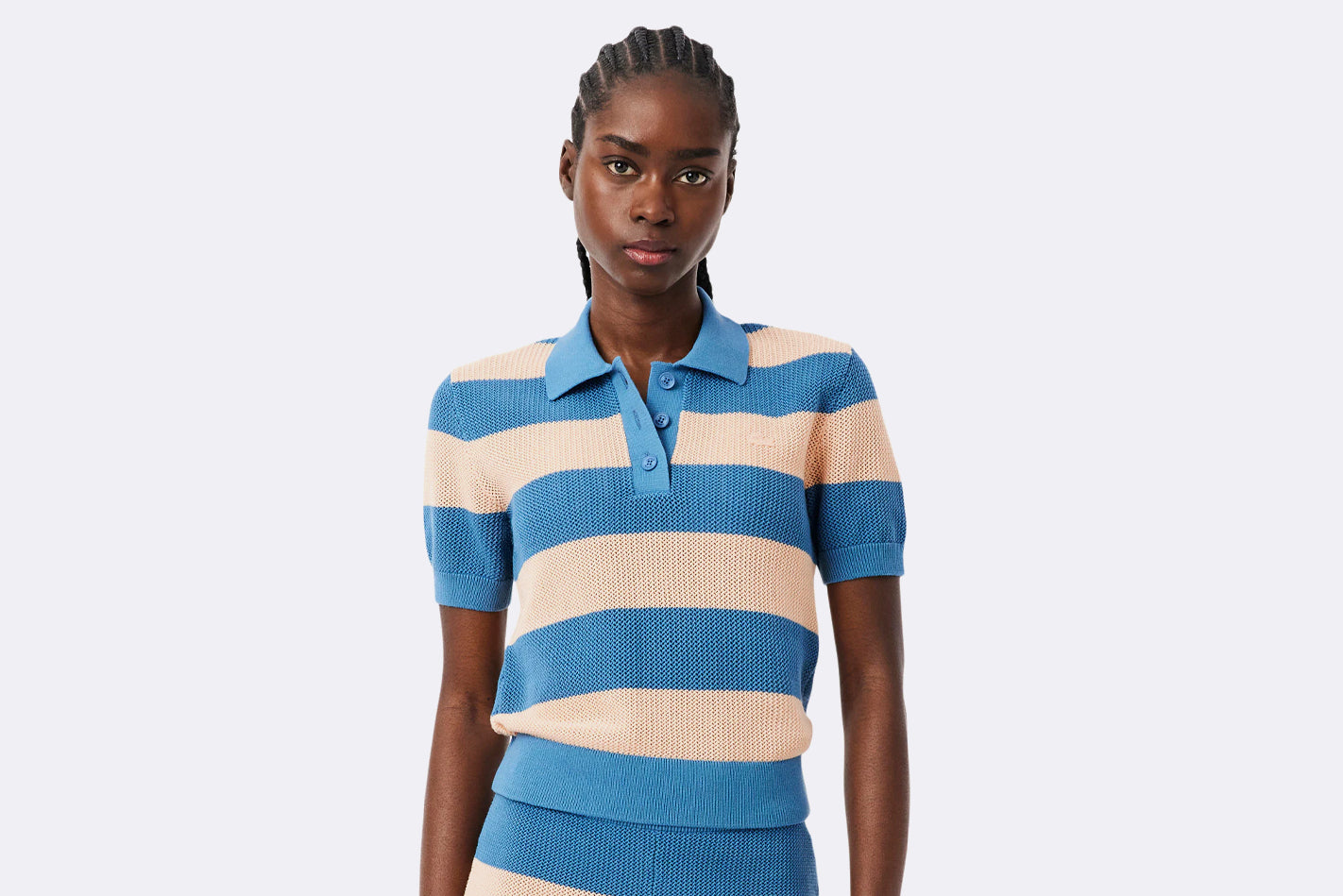 Polo Lacoste Polo Sweater Azul para Mujer
