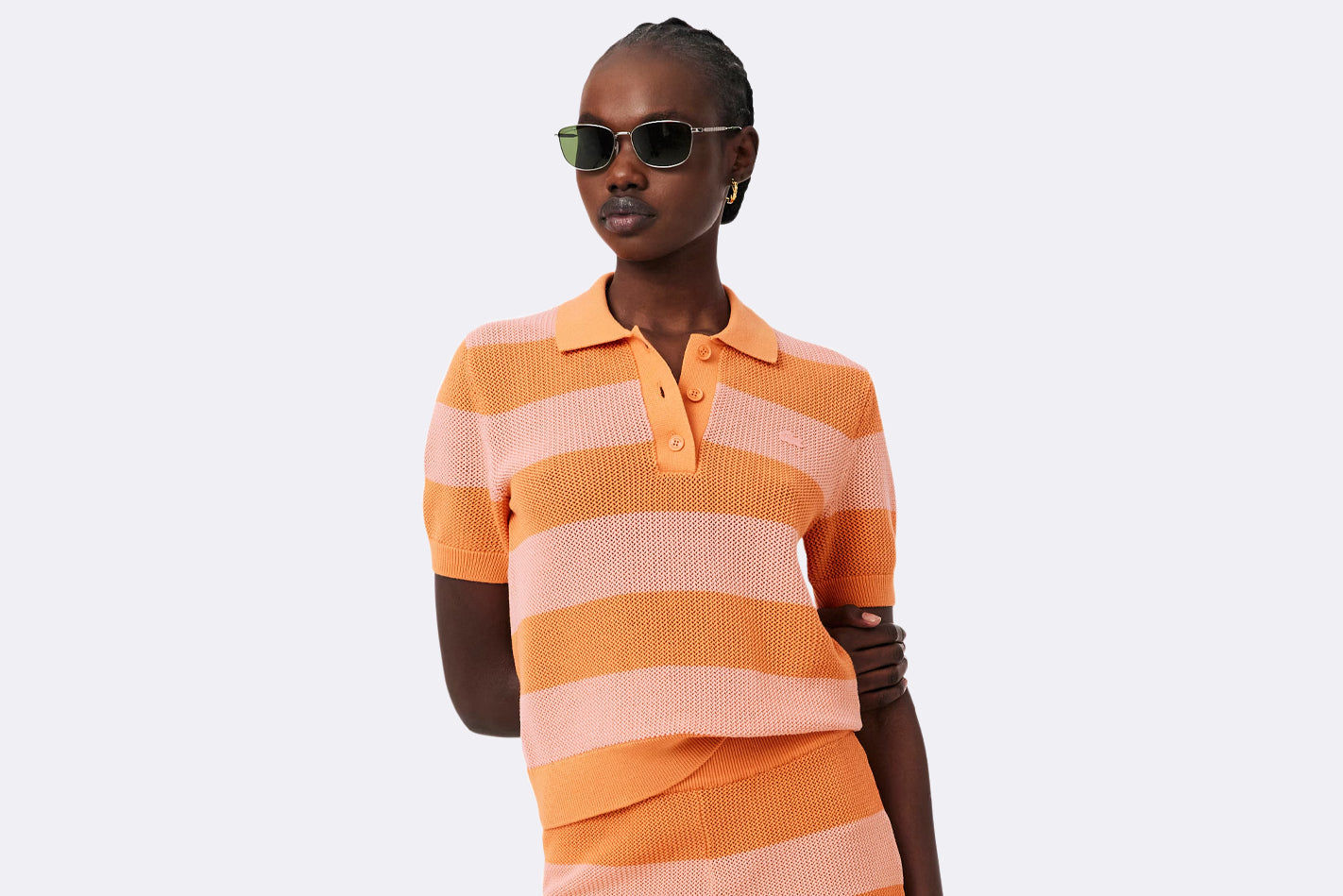 Lacoste Wmns Polo Sweater Blossom/Miami