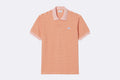Polo Lacoste Ribbed Collar Polo Shirt Naranja para hombre