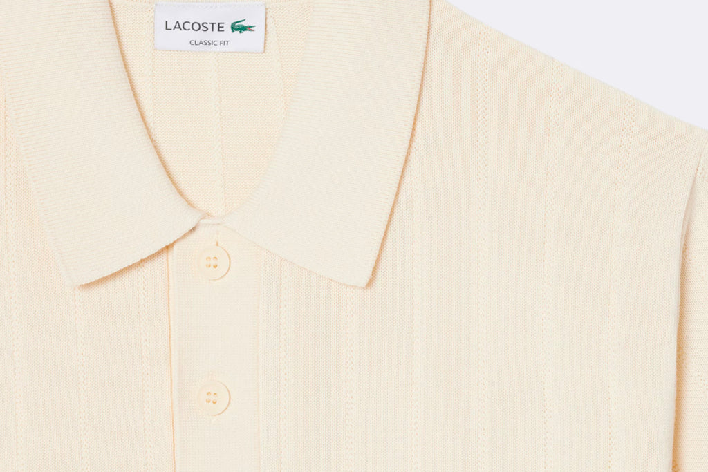 Polo Lacoste Sweater Beige para Hombre
