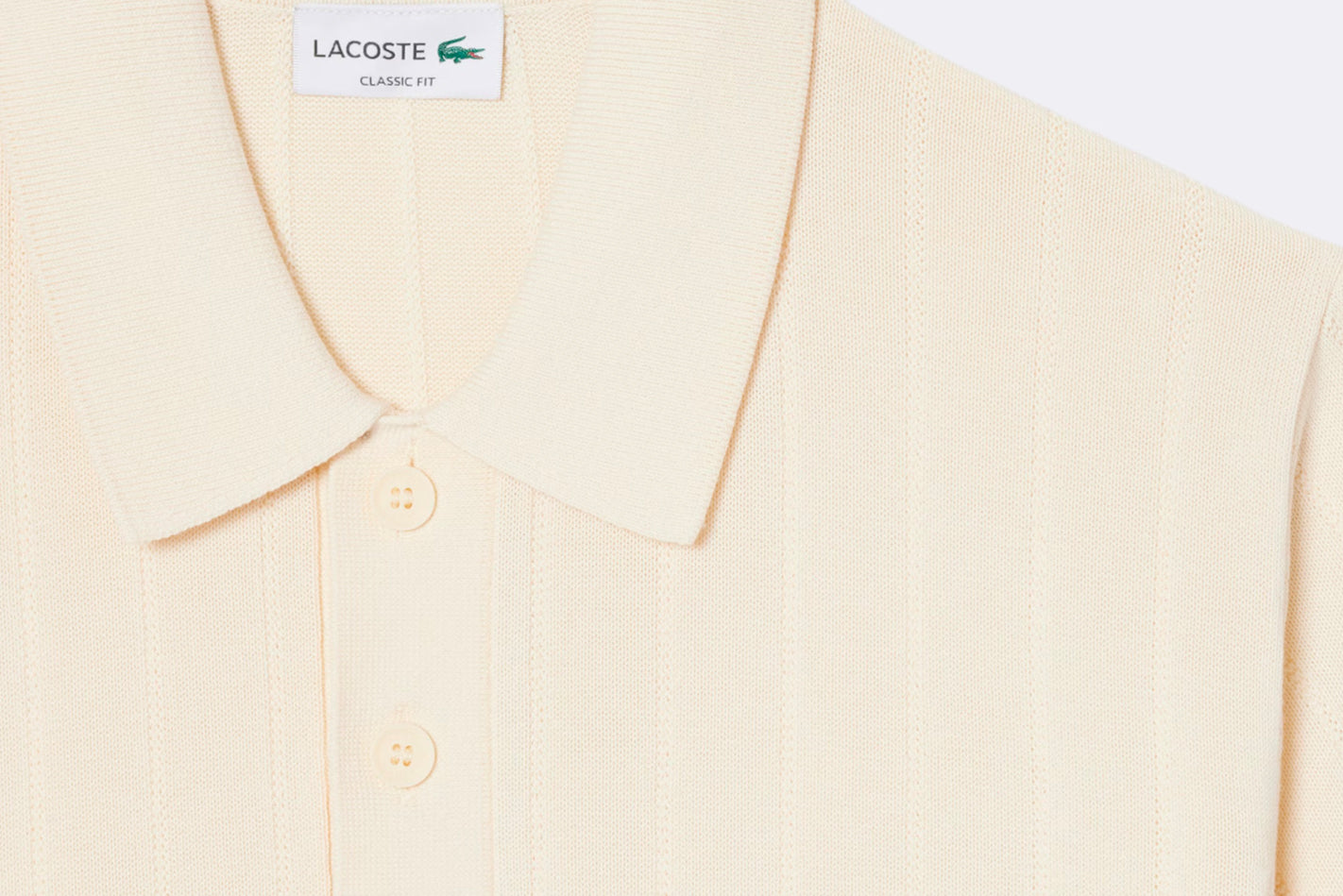 Polo Lacoste Sweater Beige para Hombre