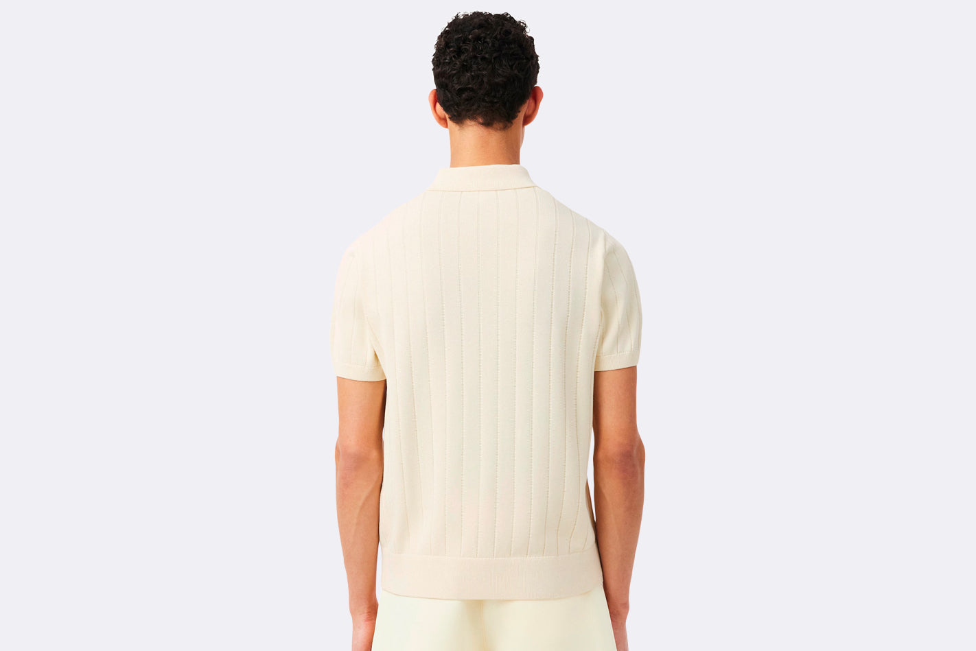 Polo Lacoste Sweater Beige para Hombre