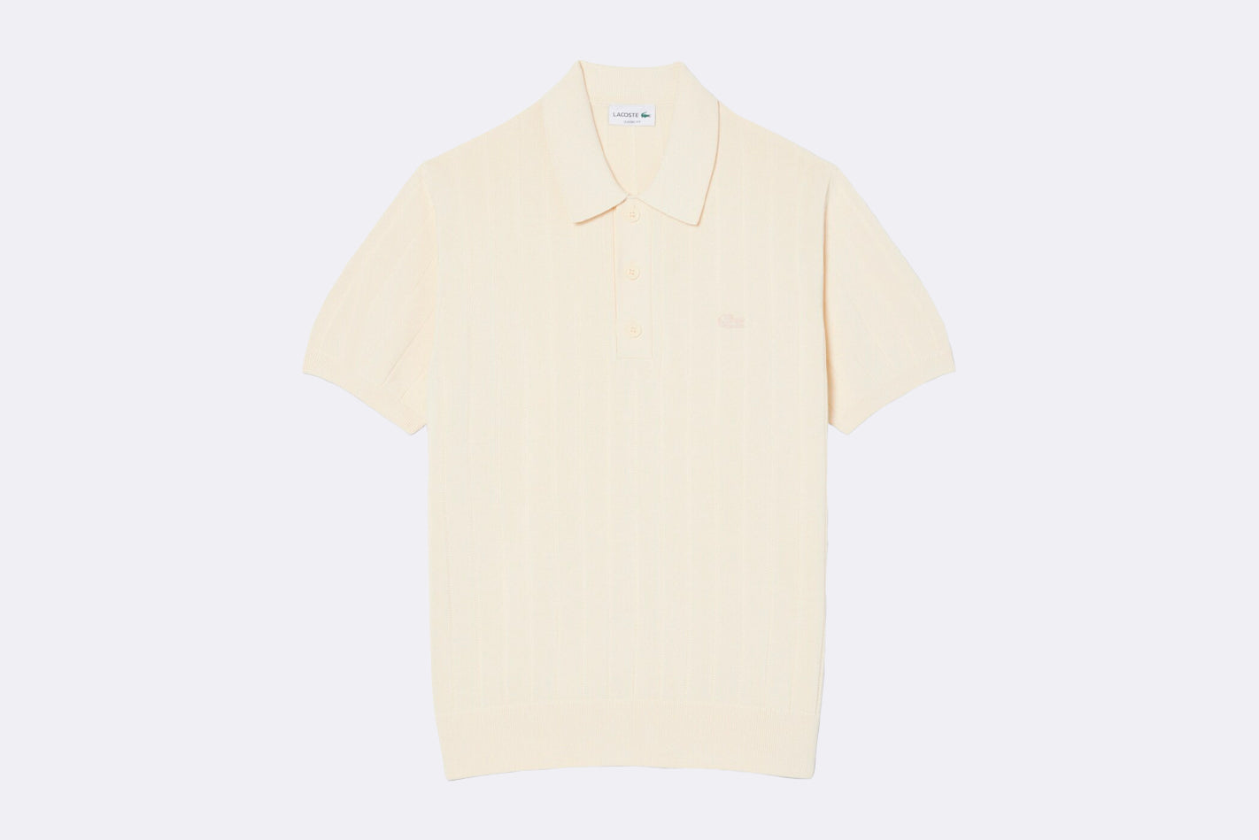 Polo Lacoste Sweater Beige para Hombre