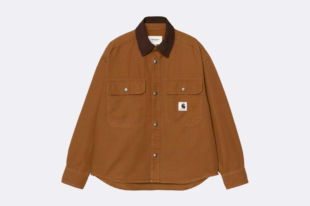 Sobrecamisa Carhartt WIP Prescott Shirt Jacket Marron para Mujer